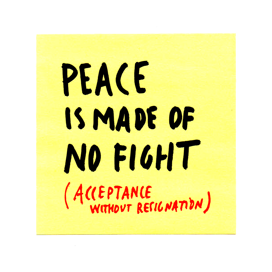 Peace is made of no fight Marie Reig Florensa Humanist and Leadership Coach