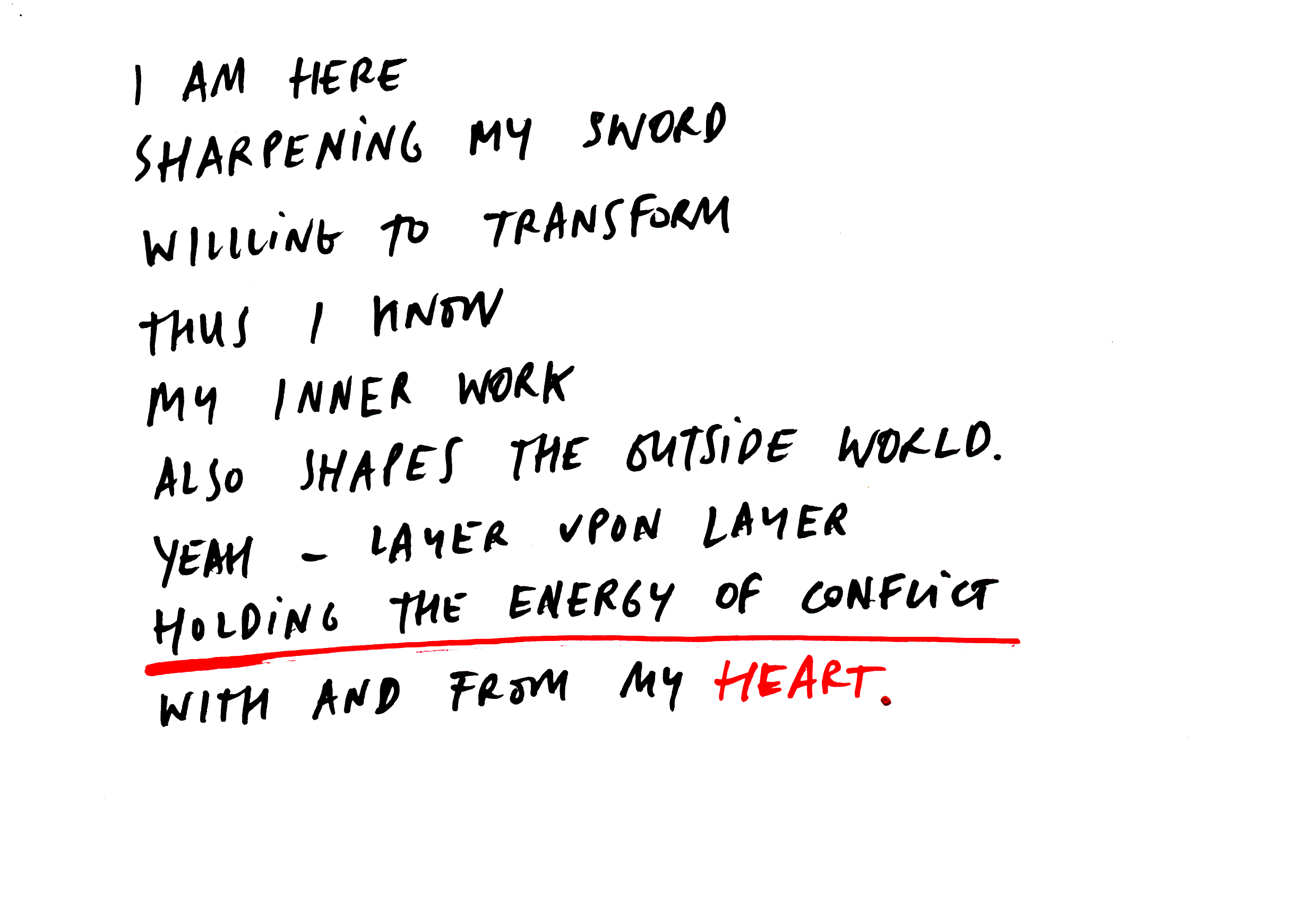 What breaks my heart? Marie Reig Florensa on conflict and the inner critic